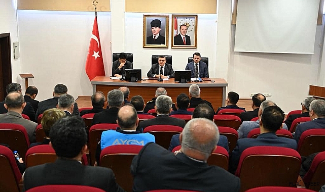 VALİ ÖZARSLAN'IN BAŞKANLIĞINDA GERÇEKLEŞTİ!