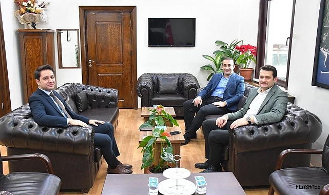 VALİ YARDIMCISI BULAT, KAYMAKAM KAHRAMAN'I ZİYARET ETTİ