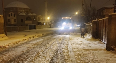Van'da karla mücadele başladı