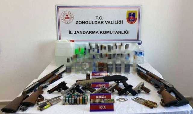 Yılbaşı öncesi jandarmadan kaçak içki operasyonu