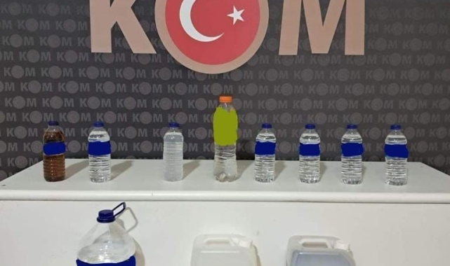 Yılbaşı öncesi kaçak içki operasyonu: 40 litre ele geçirildi