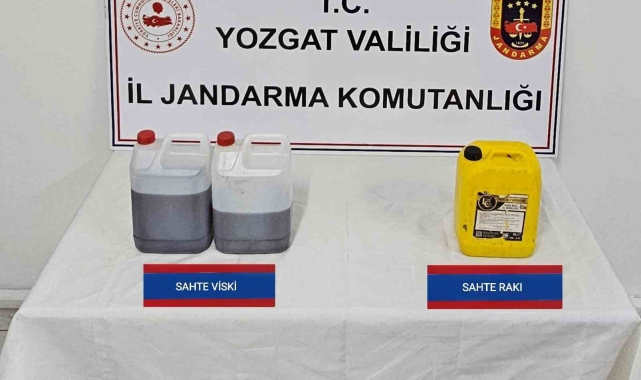 Yozgat'ta sahte içki operasyonu: 1 gözaltı