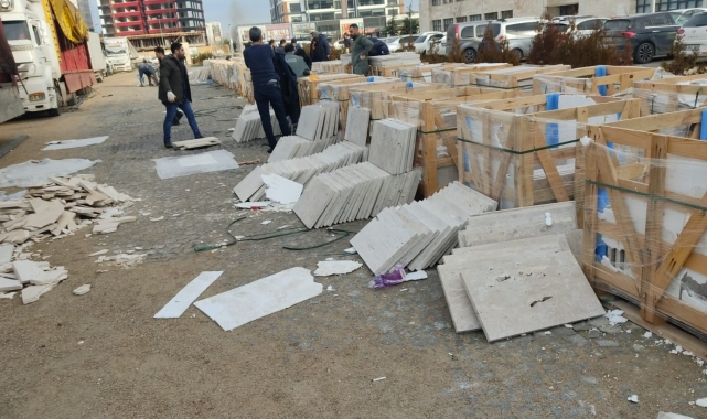 Zehir tacirlerinin mermerli sevkiyat oyununu polis bozdu