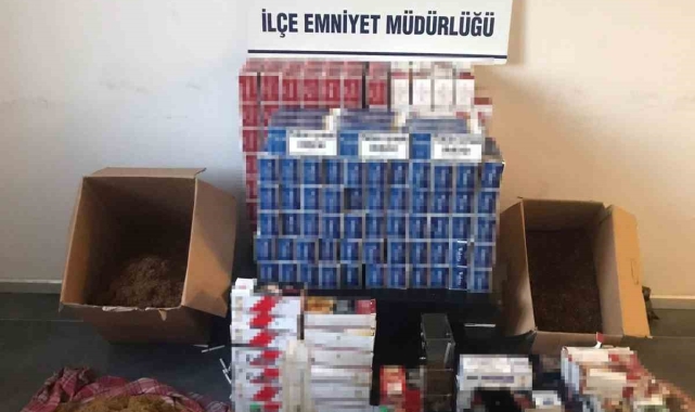 171 karton makaron ele geçirildi
