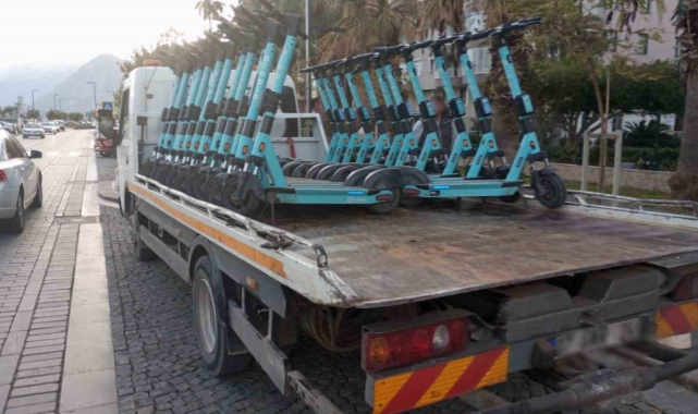 325 scooter trafikten men edilerek trafik idari para cezası uygulandı