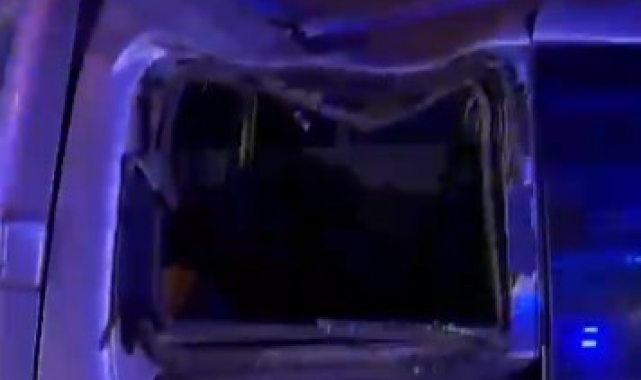 5. kattan park halindeki aracın üzerine düştü