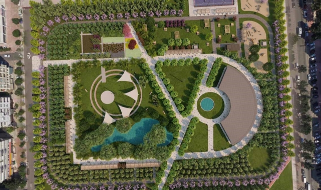 Adana'da Millet Bahçesi yapımı sürüyor