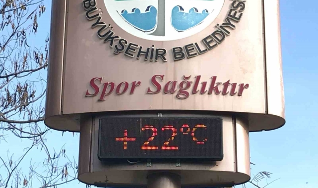 Adana'da termometreler 22 dereceyi gösterdi