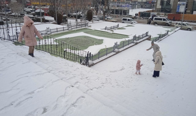 Afyonkarahisar'da kar yağışı etkili oldu