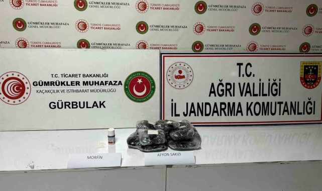 Ağrı'da çok sayıda uyuşturucu yakalandı