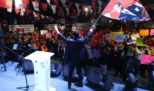 Ahmet Aras'a coşkulu karşılama