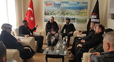 AK PARTİ ADAYI ÜÇÜNCÜOĞLU, AJANS SİNOP’U ZİYARET ETTİ!