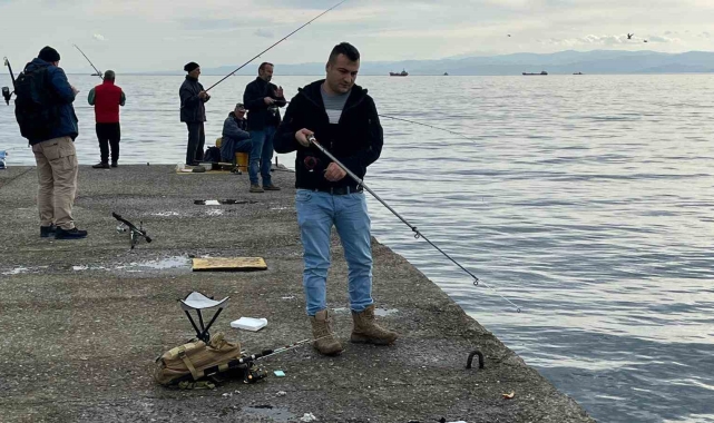 Amatör balıkçıların hafta sonu mesaisi