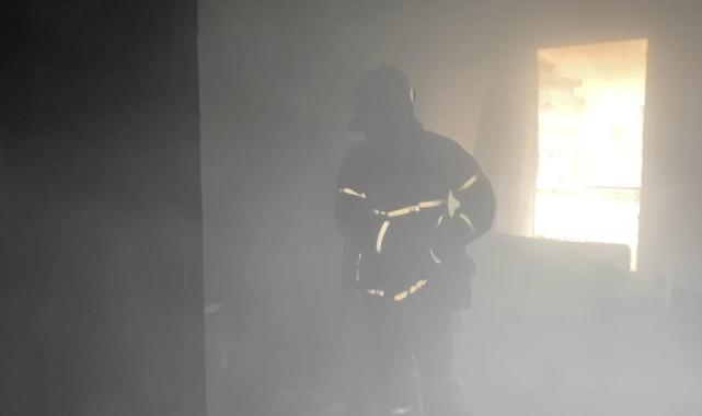 Antakya'da ev yangını