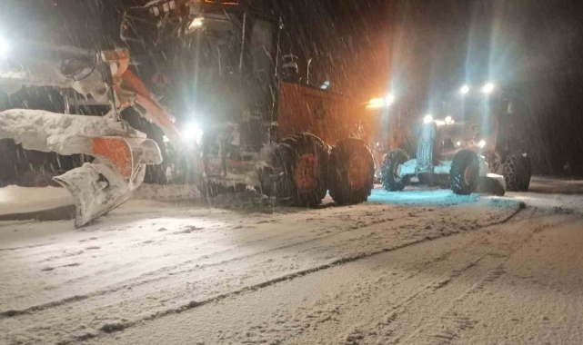 Antalya-Konya karayolunda kar yağışı başladı