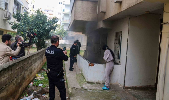 Antalya'da oto tamirhanesinin deposunda korkutan yangın