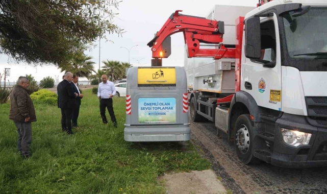 Atakum'da 4 yılda 265 bin ton çöp toplandı