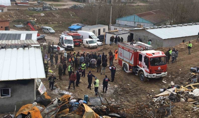 Barakada yangın faciası: 1 işçi hayatını kaybetti