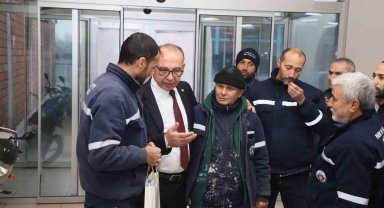 Başkan Çetin Akın güne Turgutlu'nun emekçileriyle başladı