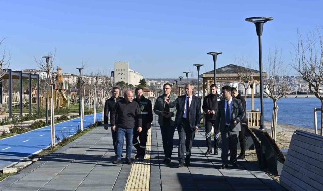 Başkan Uzunlar, yapımı süren projeleri inceledi