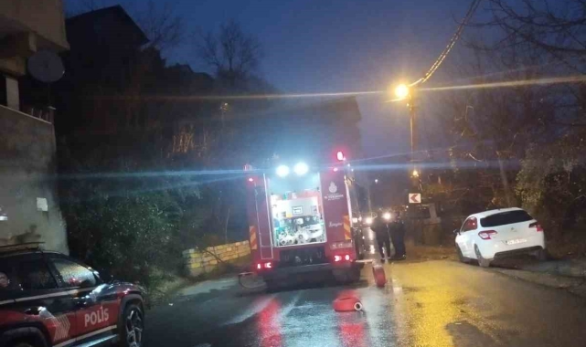 Beykoz'da gecekondu alevlere teslim oldu