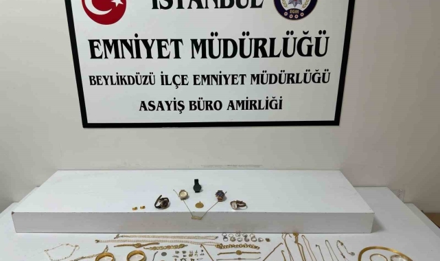 Beylikdüzü'nde evden 1 milyonluk ziynet eşyası çalan şahıs yakalandı