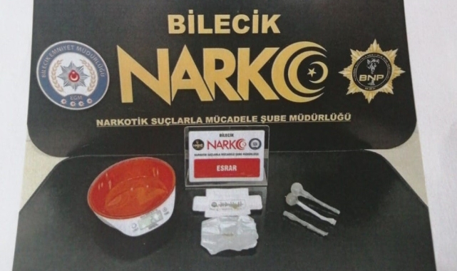 Bilecik'te uyuşturucu operasyonu, 2 kişi tutuklandı