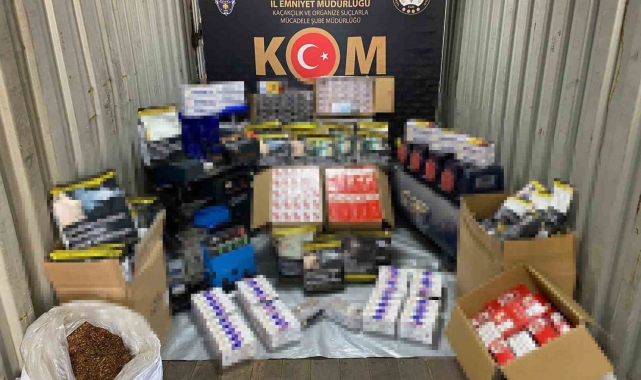 Binlerce makaron ele geçirildi