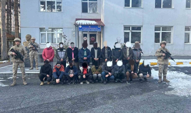Bitlis'te 18 kaçak göçmen yakalandı
