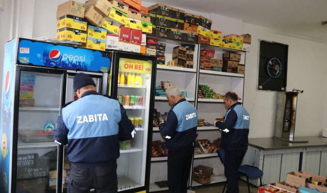 Bozova zabıtasından kantinlerde denetim