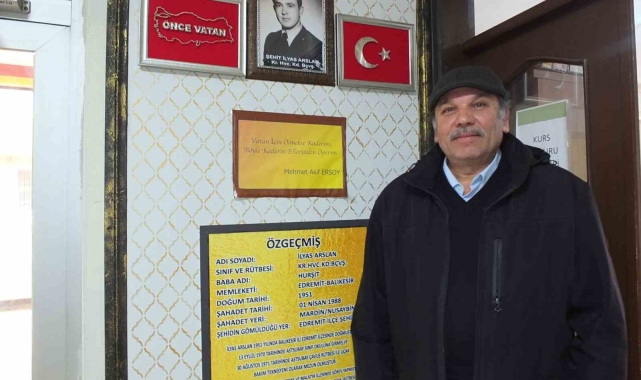 Burhaniye'de şehide vefa