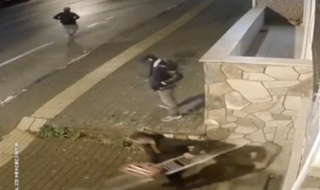 Bursa'da mazgal hırsızlığı kamerada