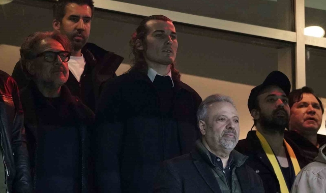 Çağlar Söyüncü, Fenerbahçe - Ankaragücü maçını takip etti