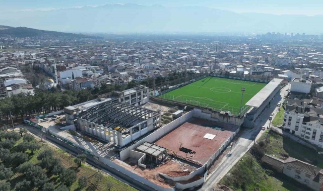 Demirtaş Spor Kompleksi'ndeki çalışmalar hızlandı