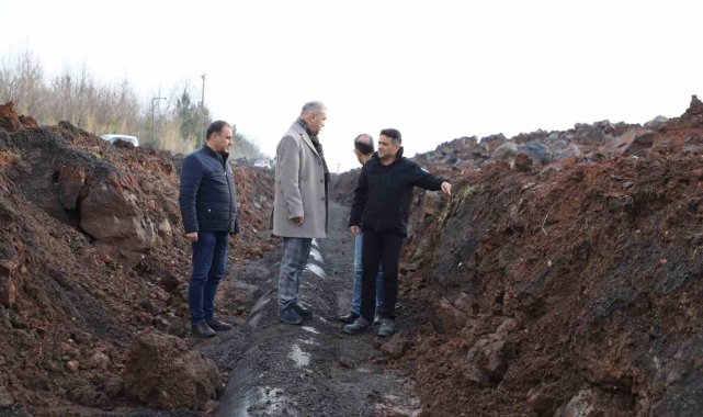 Diyarbakır'da deprem konutları içme suyu projesinde çalışmalar sürüyor