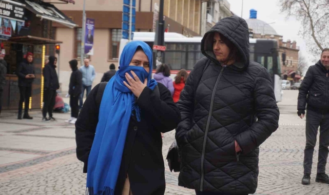 Edirne'de soğuk hava hayatı olumsuz etkiledi