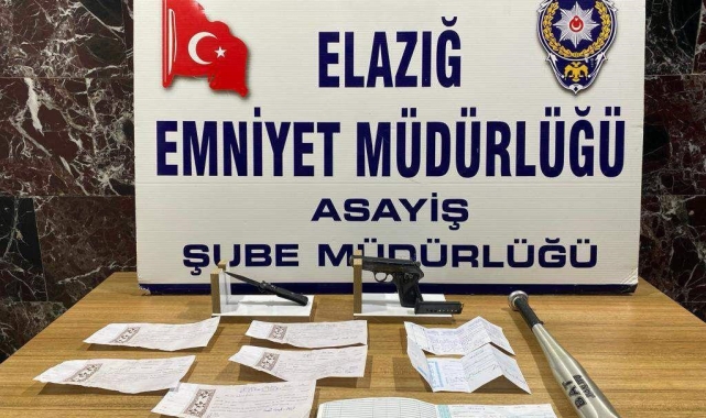 Elazığ polisi suçlulara göz açtırmıyor: 6 tutuklama