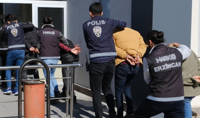 Erzincan'da 2023 yılında uyuşturucu ticareti yaptığı gerekçesiyle 75 kişi tutuklandı