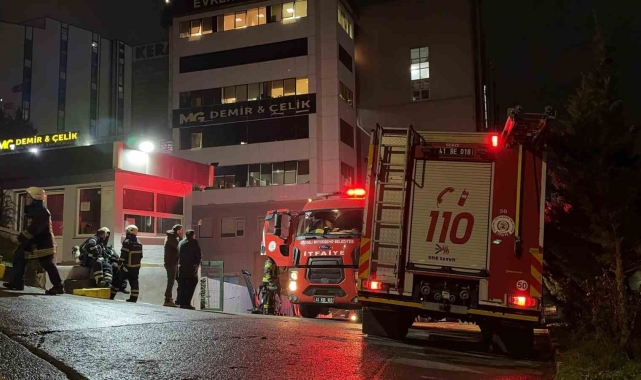 Fabrikanın boyahanesinde çıkan yangın söndürüldü