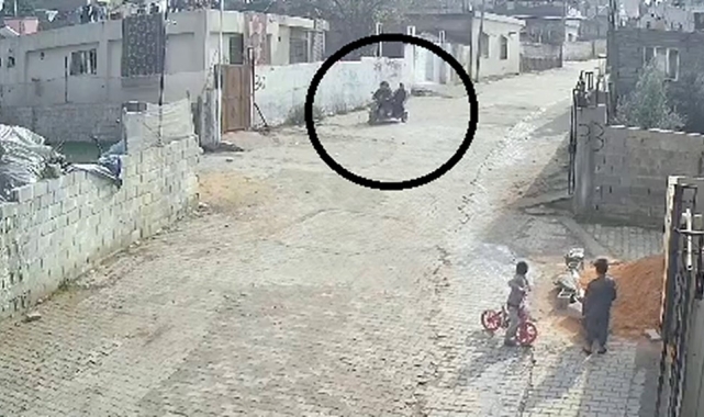 Fren halatı kopan motosiklet duvara böyle tosladı o anlar kamerada