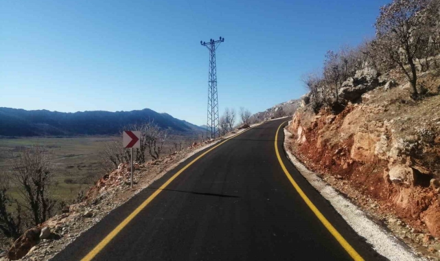 Hani'de çalışmaları tamamlanan yol ulaşıma açıldı