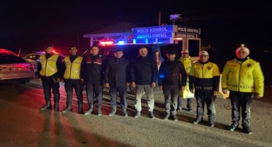 Havza Kaymakamı Ayvat görevi başındaki güvenlik güçlerinin yeni yılını kutladı