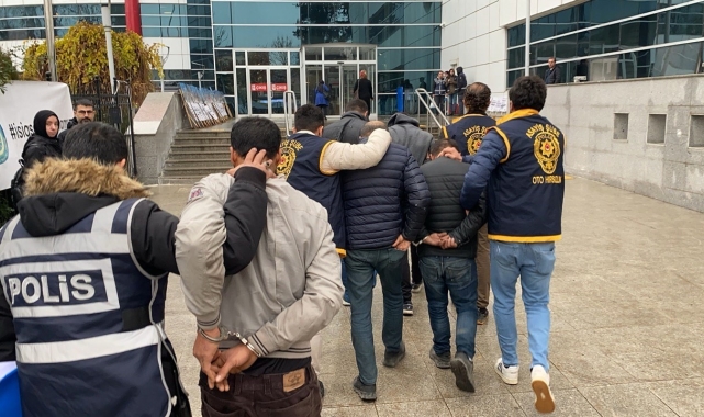 Hırsızlık operasyonunda 6 şahıs tutuklandı