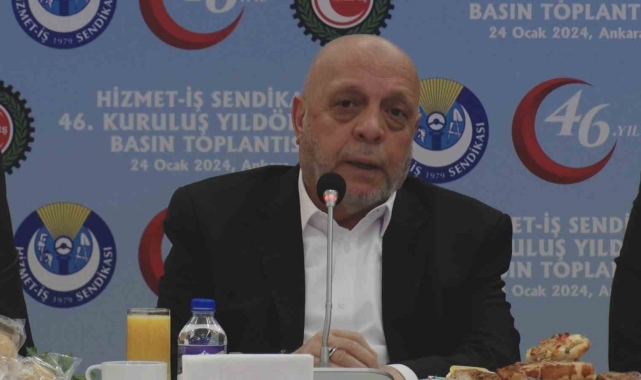 HİZMET-İŞ Genel Başkanı Arslan: "Kamu Çerçeve Protokolü'nde ek protokol ile düzenleme istiyoruz"