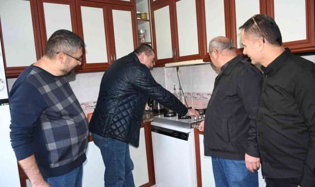 İlk ateşi Başkan Nuri Tekin yaktı