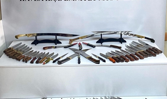 İnternet üzerinden kesici alet satan şahıs yakalandı