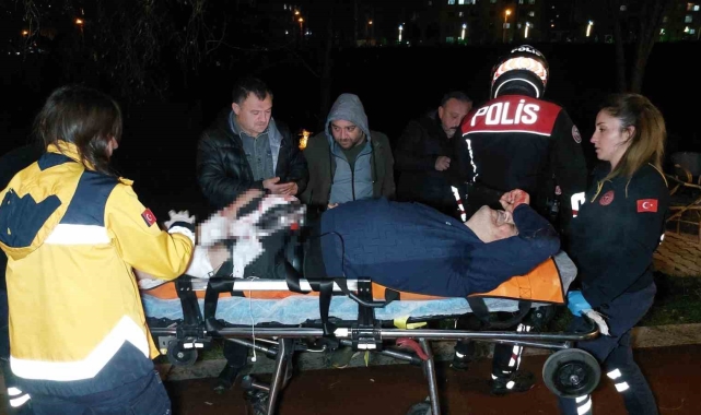 Irmak kenarında otururken silahlı saldırıya uğradı