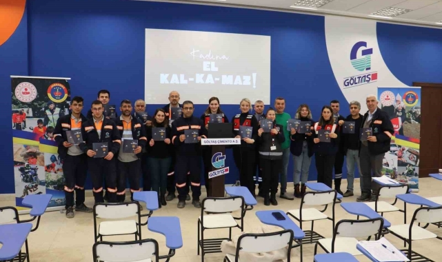 Jandarma ekiplerinden işçilere eğitim