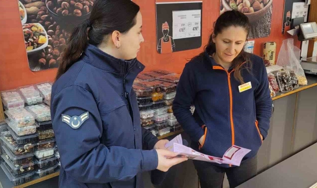 Jandarmadan çalışan kadınlara KADES bilgilendirmesi