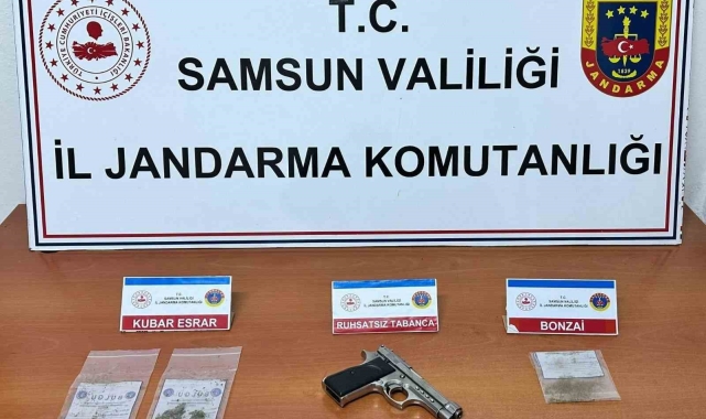 Jandarmanın yılbaşı denetimlerinde uyuşturucu madde ele geçirildi